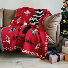 Festive Christmas Atmosphere Blanket