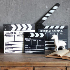 Clapper de film d'action