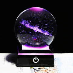 Boule de cristal de l'espace