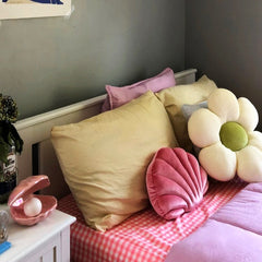 Muschelkissen aus Samt