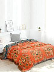 Cotton Queen Bedcover Sofa Blanket