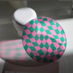 Dessous de verre à carreaux