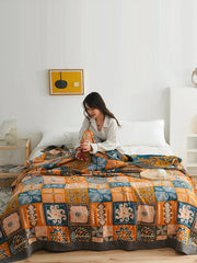 Bohemia Blanket 100% Cotton Sofa Summer Throw Blanket Quilt