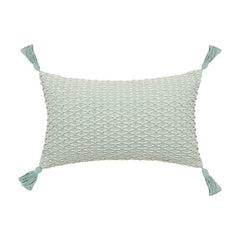 Linen Leaves Embroidery Cushion Covers