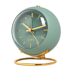 Horloge de table ronde minimaliste