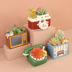 Retro Style Flower Pot