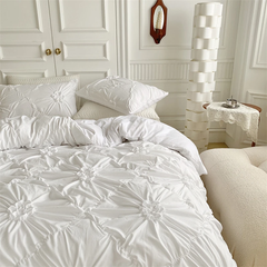 Parure de lit plissée vintage