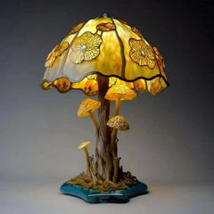 Trippy Pilz Nachttischlampe