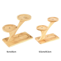 Support en bois pour pot de fleurs