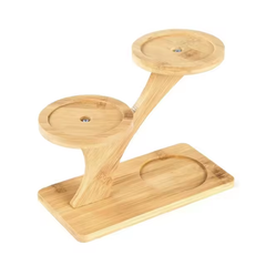 Support en bois pour pot de fleurs