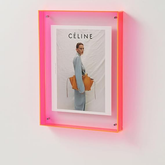 Cadre photo aux couleurs vives