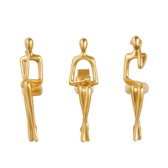 Statues de lecture de livres