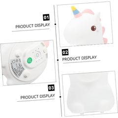 Einhorn-Nachttischlampe