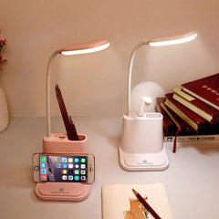 Lampe de bureau avec ventilateur
