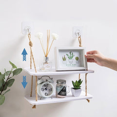 Étagère pivotante en bois