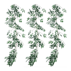 Guirlande de feuilles de saule artificielles