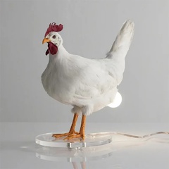 Schrullige Hühnerlampe