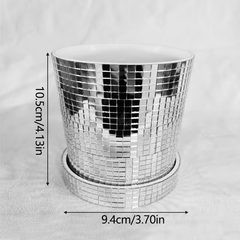Disco Party Flower Pot