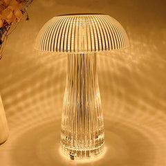 Pilz-Nachttischlampe