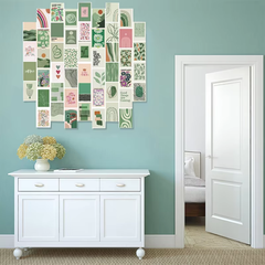 Sage Green Wall Collage