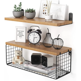 Étagère murale à deux niveaux