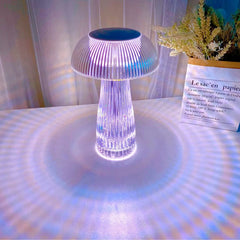 Pilz-Nachttischlampe