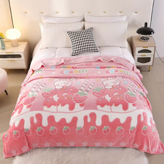 Strawberry Milk Blanket