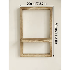 Étagère à cadre en bois