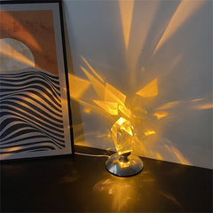 Lampe de chevet en cristal
