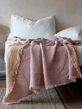 Tassel Blanket 100% Cotton Sofa Throw Cartoon Throw Blanket Quilt