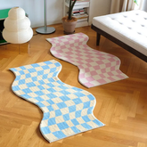 Tapis à carreaux groovy