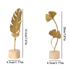 Décoration de chambre en feuille d'or