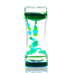 Sablier à bulles liquides