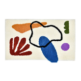 Tapis à motifs abstraits