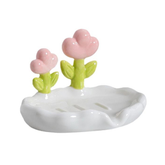 Porte-savon en forme de fleur