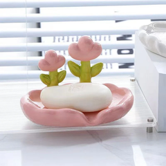 Seifenhalter in Blumenform