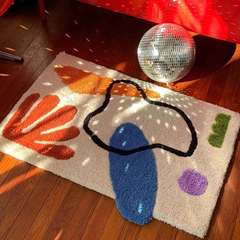 Tapis à motifs abstraits