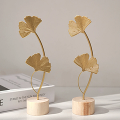 Décoration de chambre en feuille d'or