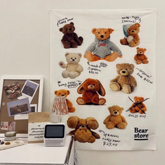 Collection Of Teddies Tapestry