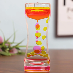 Sablier à bulles liquides
