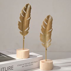 Décoration de chambre en feuille d'or