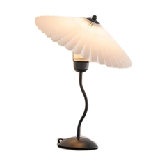 Lampe plissée rétro irrégulière
