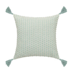 Linen Leaves Embroidery Cushion Covers