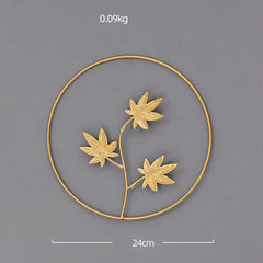 Décoration murale en forme de feuille