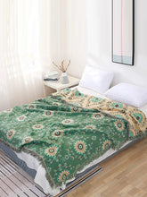 Four Layers Cotton Queen Blanket 100% cotton bedcover Sofa Blanket