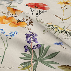 Wandteppich mit Wildblumen-Kollektion