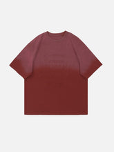 T-Shirt mit 3D-Dimensional-Design und Farbverlauf