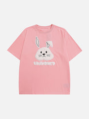 T-shirt brodé lapin 3D