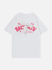 T-shirt graphique lapin 3D