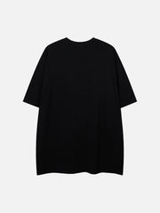 T-shirt imprimé graffiti abstrait